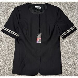 United Airlines Flight Attendant Short Sleeve Shirt Womens 14T Uniform Cintas